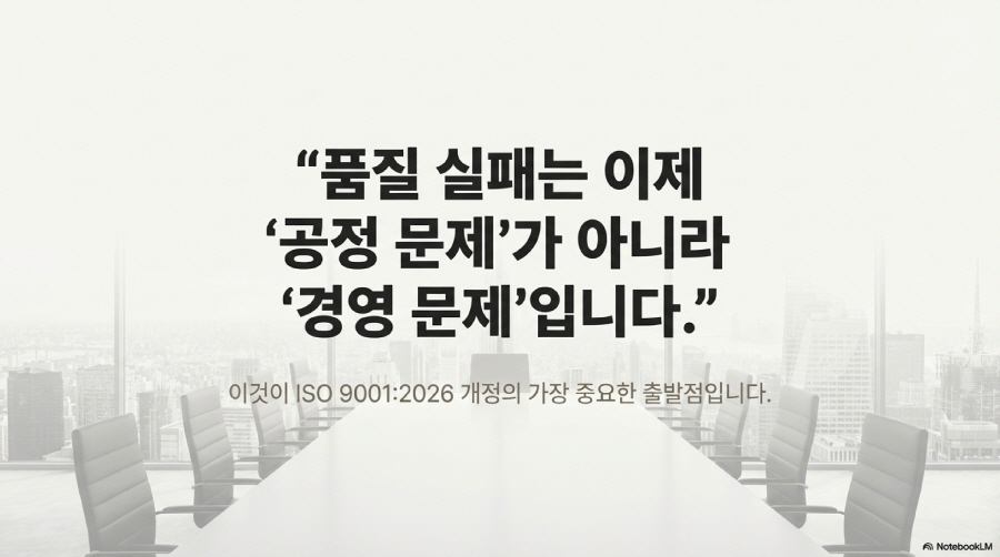 ISO 9001:2026 발행: 프로세스 관리에서 거버넌스와 품질문화로의 대전환 슬라이드 5